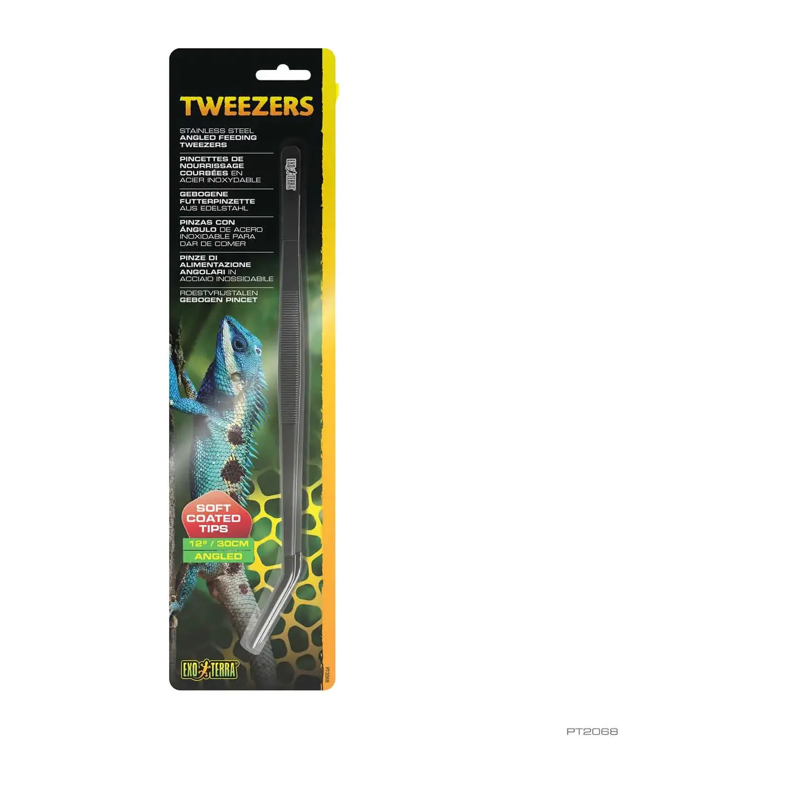 Exo Terra Angled Feeding Tweezers, pensetă curbată pentru hrănirea reptilelor