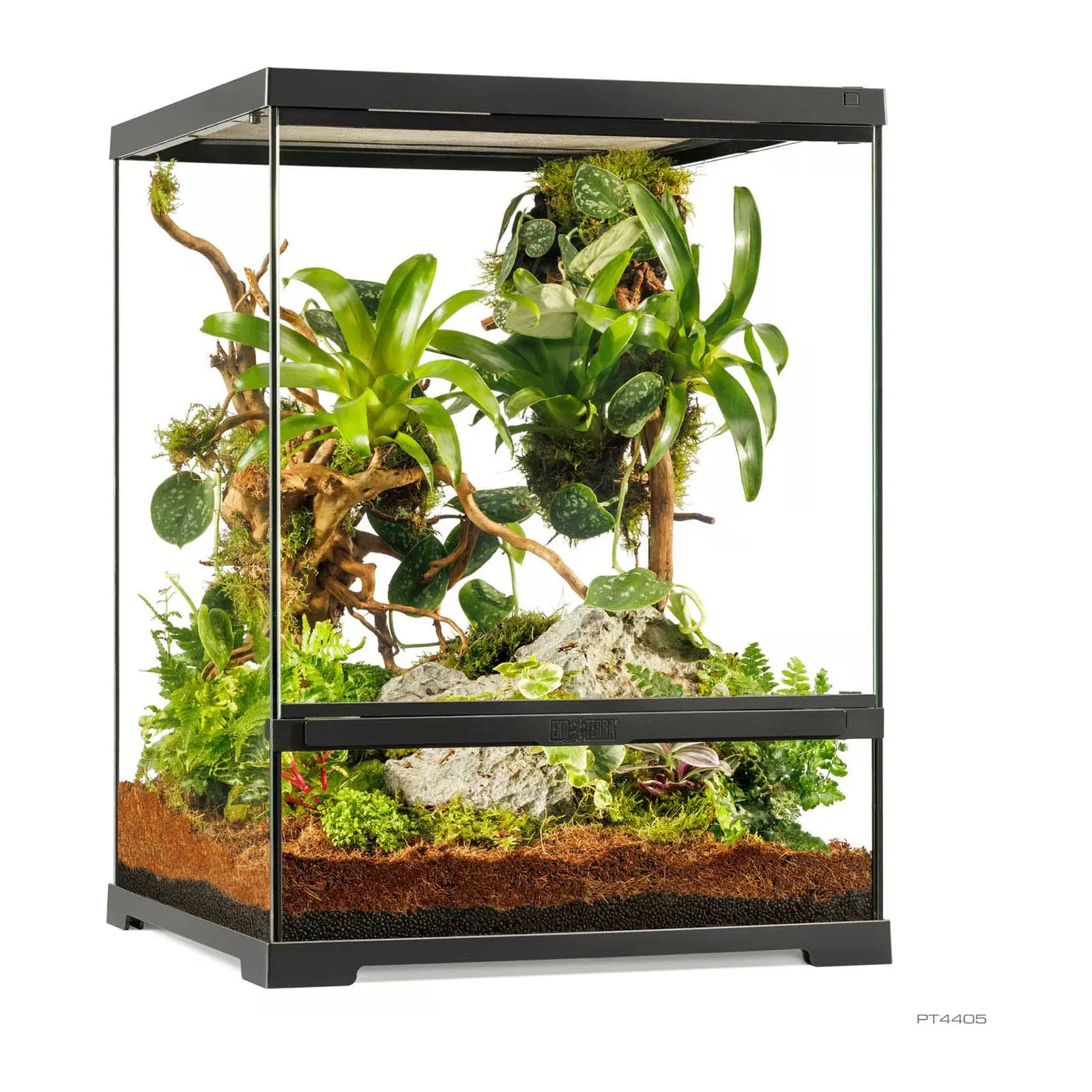 Exo Terra Pro Terrarium Small Tall, terariu din sticlă, 45×45×60 cm