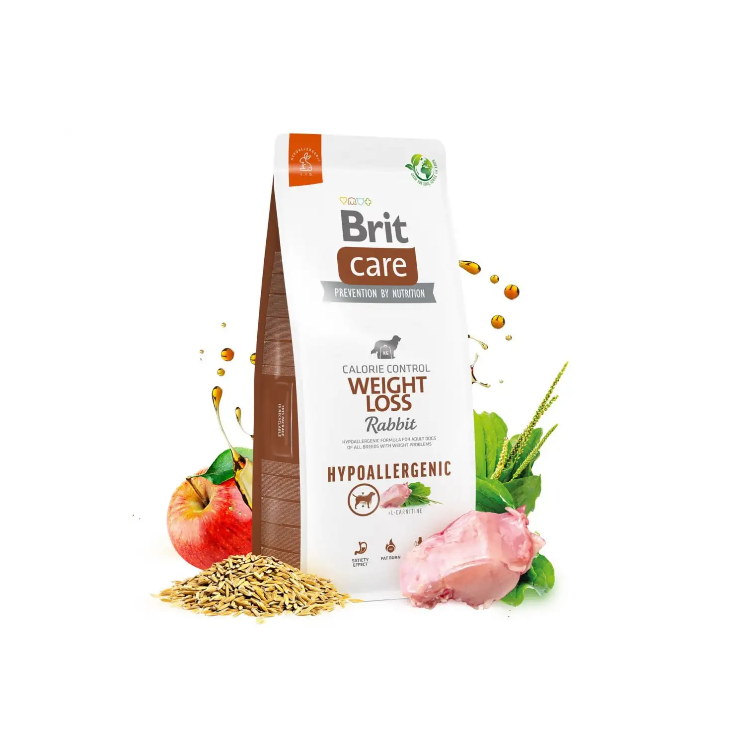 Brit Care Hypoallergenic Weight Loss Rabbit, Rice