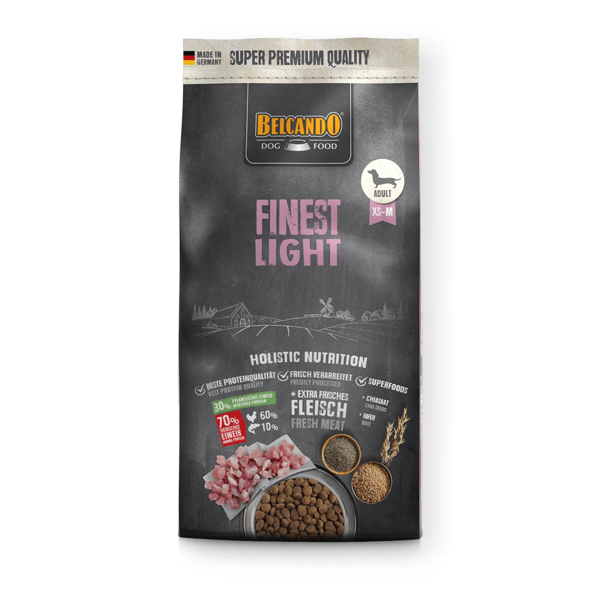 Belcando Finest Light, мясо птицы, 12,5 кг