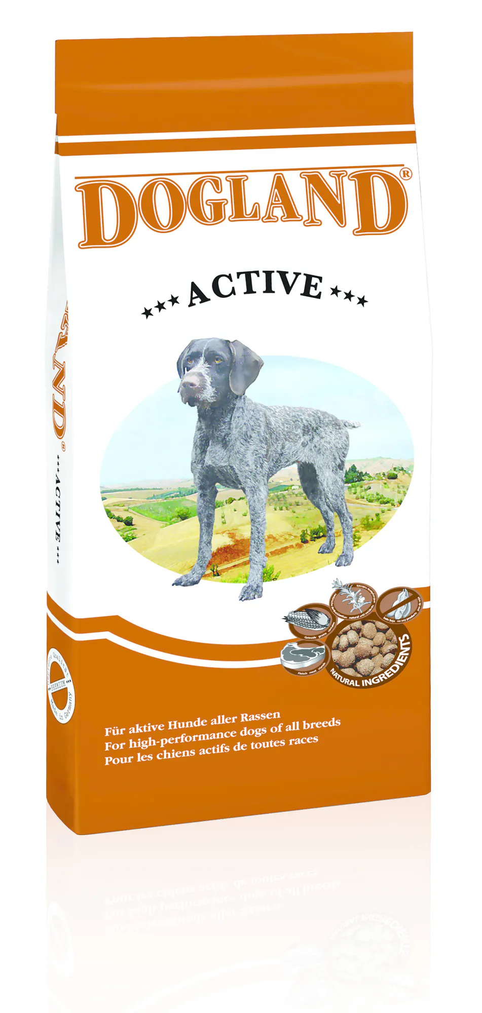 Dogland Active, мясо птицы, 15 кг