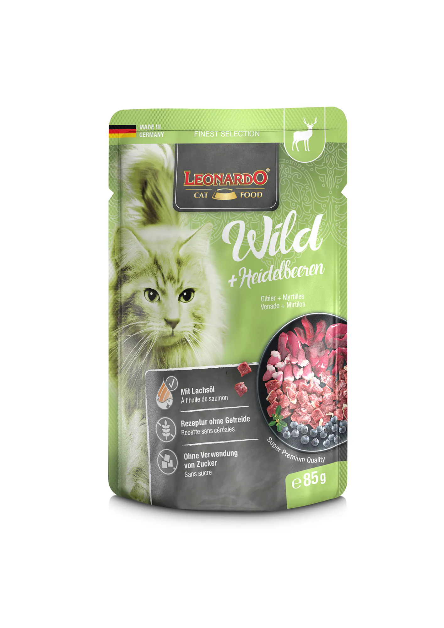 Leonardo пауч Wild, дичь, 85 г