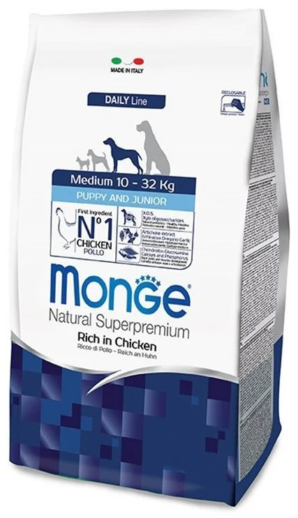 Monge Dog Maxi Puppy & Junior, мясо птицы, 3 кг