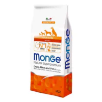 Monge Dog All Breed Adult, утка с рисом и картофелем, 12 кг