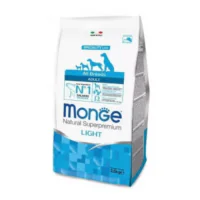 Monge Dog All Breed Adult Hypoallergenic, лосось с тунцом, 12 кг