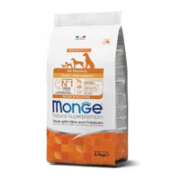 Monge Dog All Breed Puppy, утка с рисом и картофелем, 12 кг