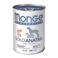 Monge Dog Solo Pâté Monoprotein, утка, 400 г