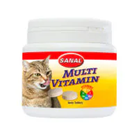 Sanal Multivitamin, витамины и добавки для кошек, в банке, 350 г