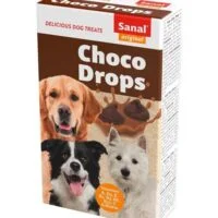 Sanal Dog Chocodrops, шоколадные капельки, 125 г