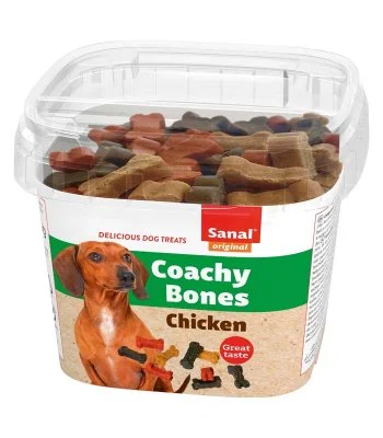 Sanal Dog Coachy Bones, косточки для дрессуры, 100 г