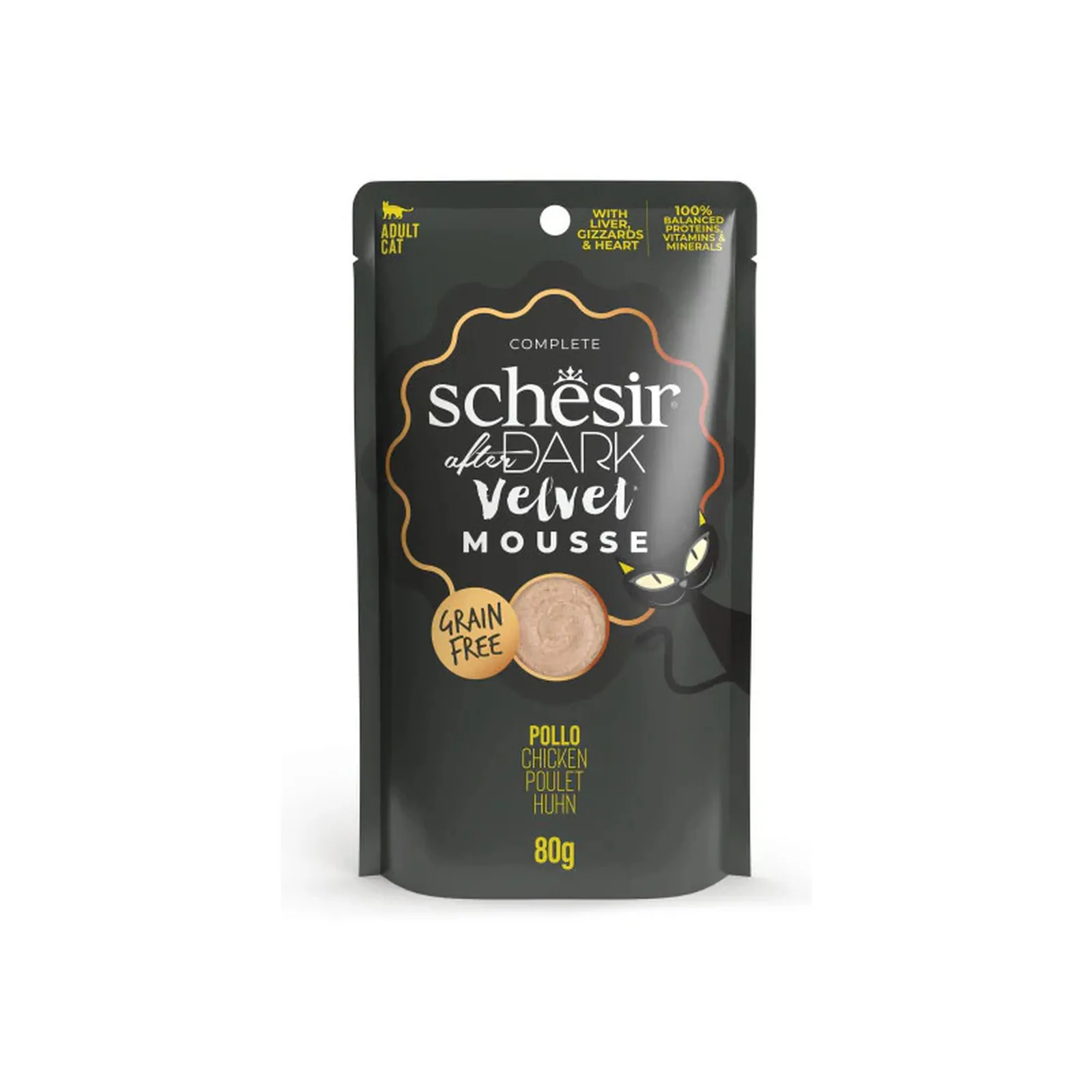 Schesir After Dark, курица, мусс, 80 г