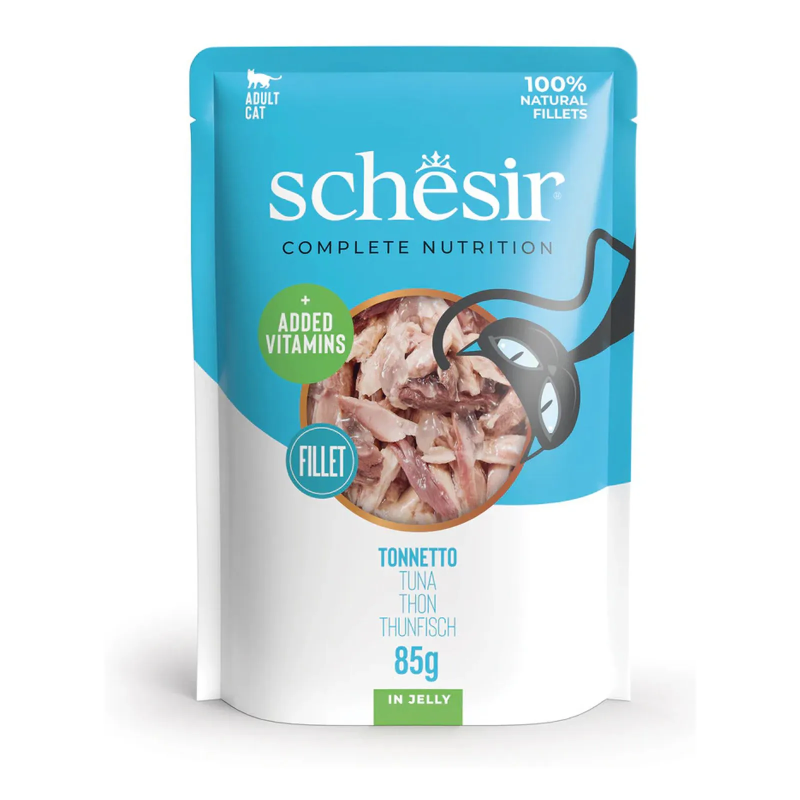 Schesir C&B, тунец, в желе, 85 г