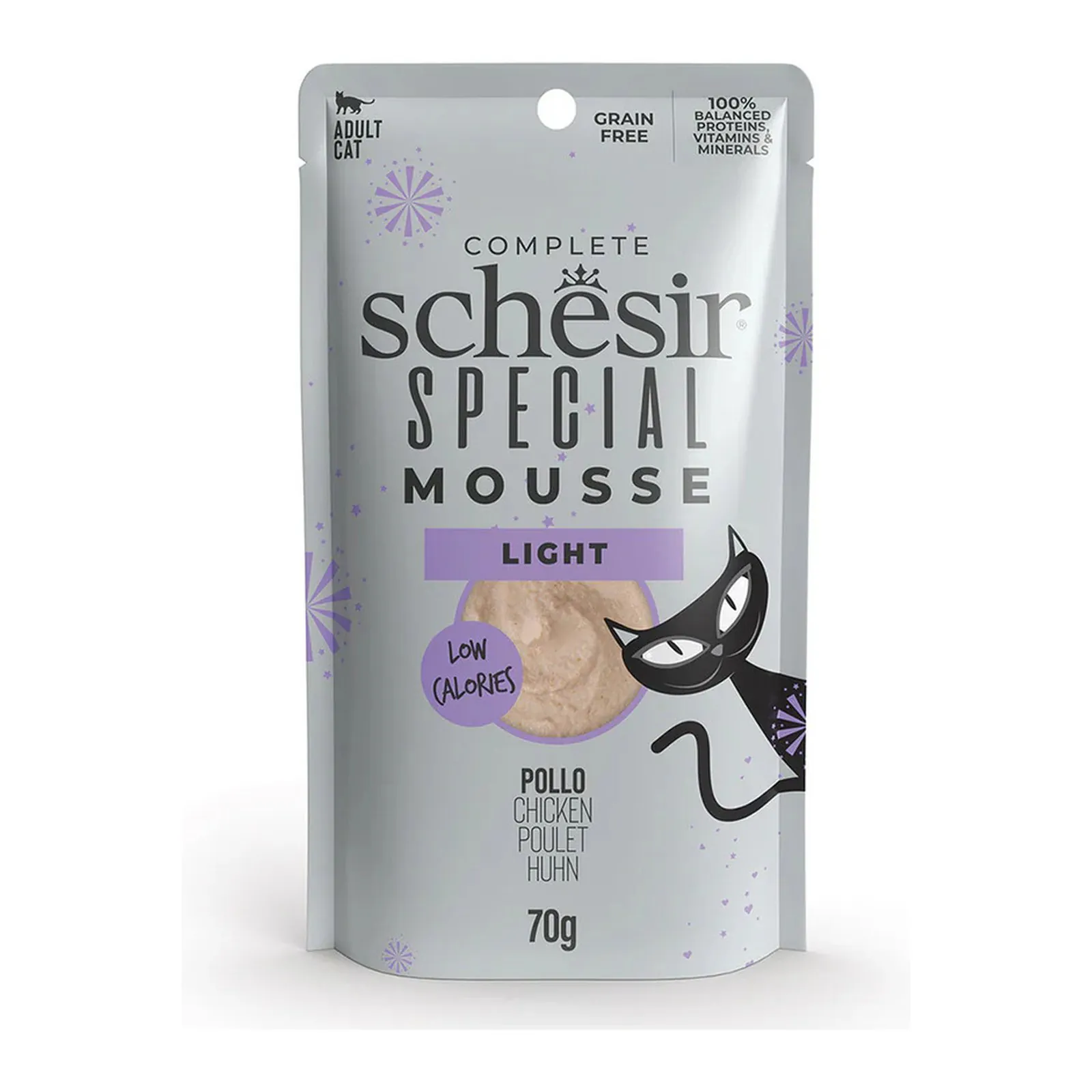 Schesir Light, курица, мусс, 70 г