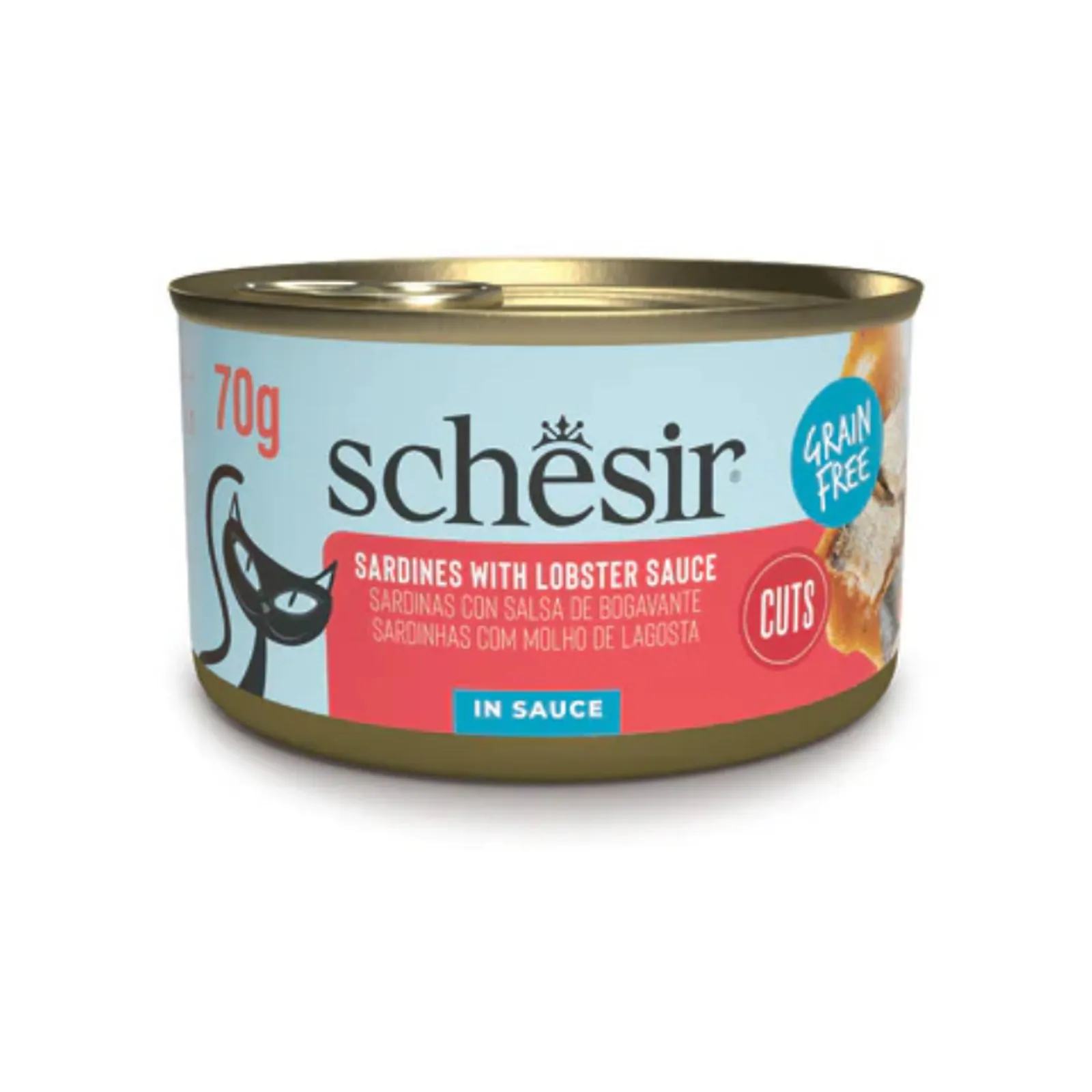 Schesir Grill Wholefood, сардины в соусе из омара, 70 г