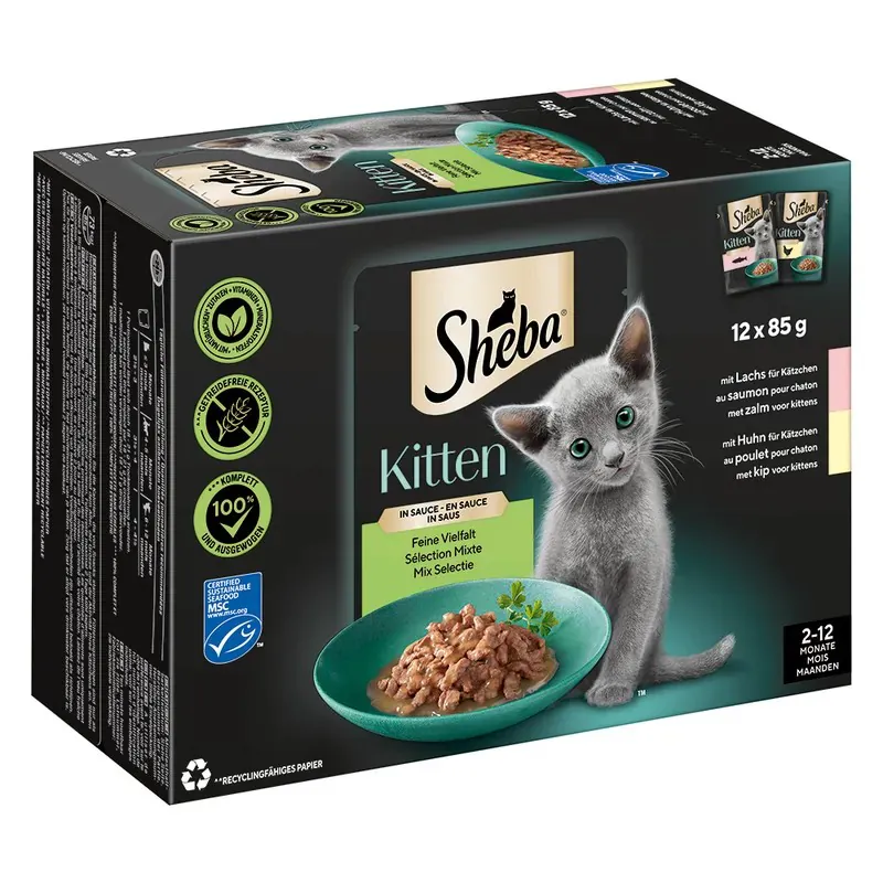 Sheba Kitten, 1,02 kg