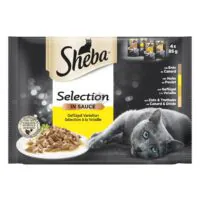 Sheba, курица и индейка, в соусе, 340 г