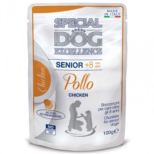 Special Dog Excellence Pouch Senior, pui, 100 g