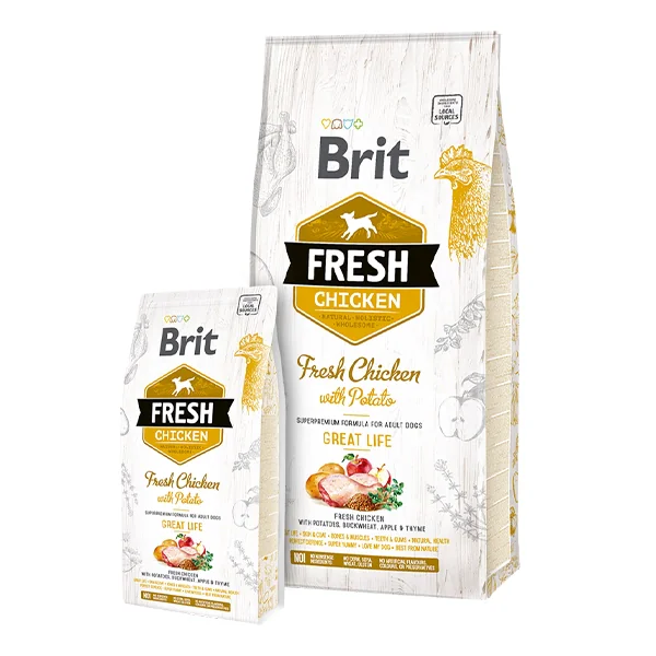 Brit Fresh Chicken with Potato Adult Great Life