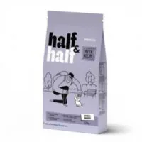 Half&Half Dog с говядиной для мелких пород, сухой корм для взрослых собак, 12 кг