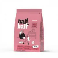 Half&Half Cat с говядиной, сухой корм для котят, 300 г
