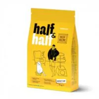 Half&Half Cat с говядиной, сухой корм для взрослых кошек, 8 кг