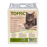 Toffic Cassava, așternut aglomerant din manioc pentru pisici, 2,5 kg