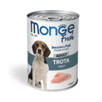 Monge Dog Fresh Adult Chunks in Loaf, форель, 400 г