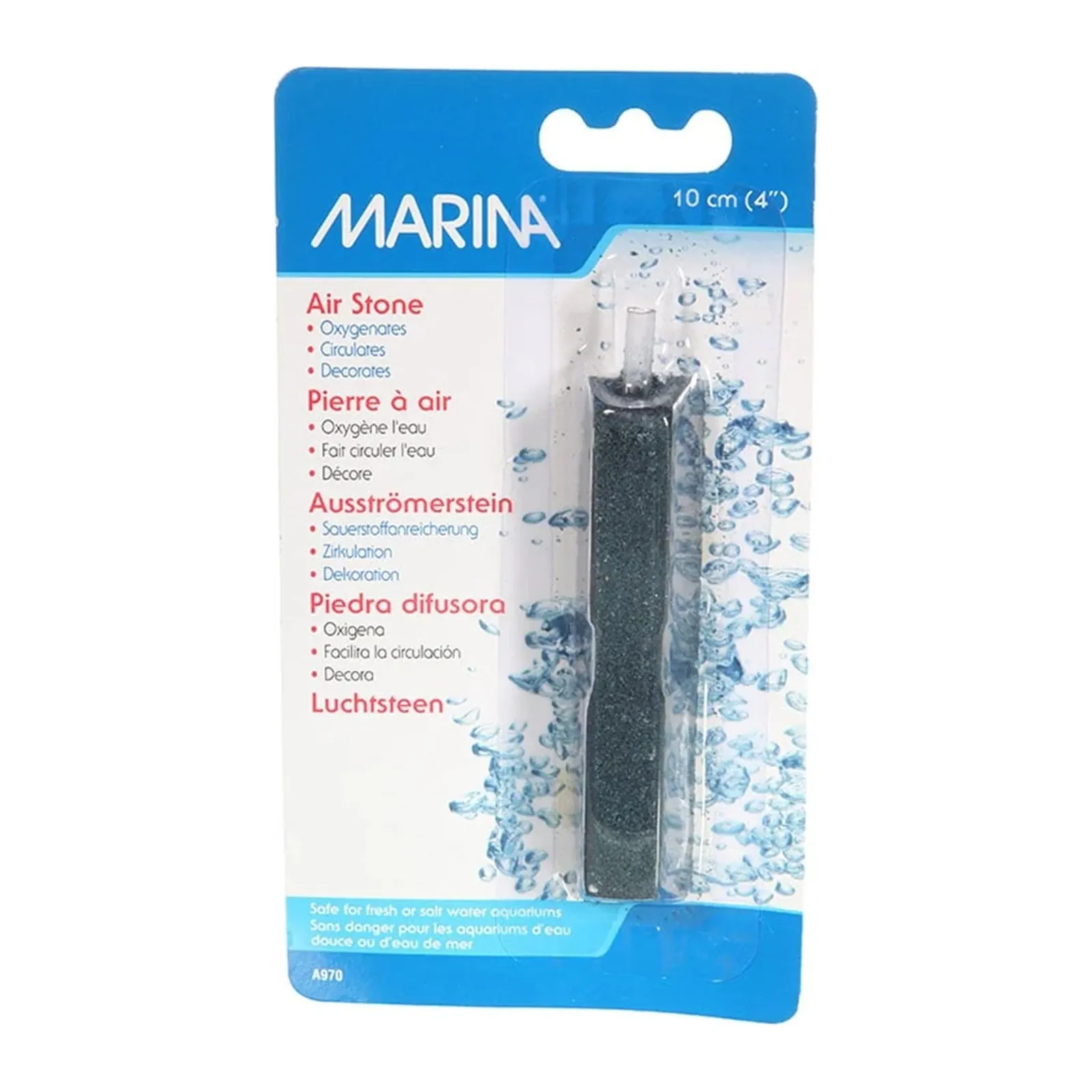 Marina Longstone, piatră de aer alungită pentru acvariu, 10 cm
