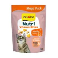 Gimcat Nutri Bites Vitamin Bites Chicken с курицей, лакомство для кошек, 425 г
