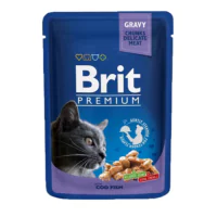 Brit Premium Cat Pouch Cod Fish