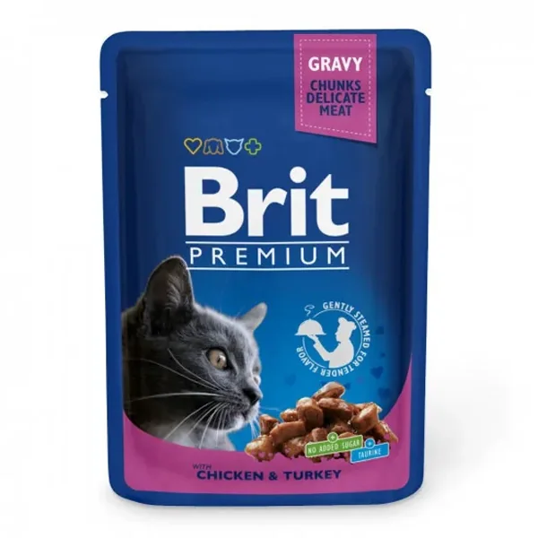 Brit Premium Cat Pouch Chicken & Turkey