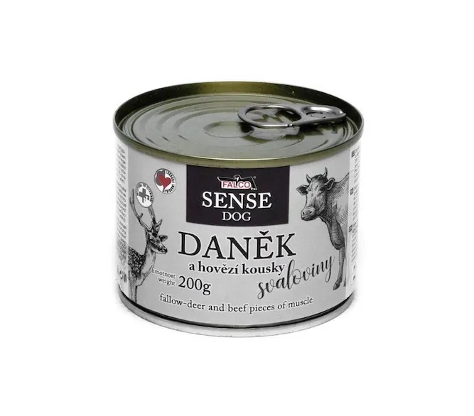 Sokol Falco Sense DOG fallow Deer a pieces of Beef muscle