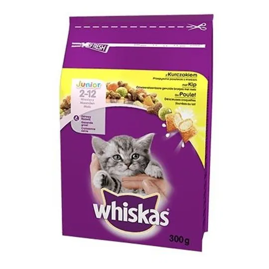 Whiskas Junior, курица, 300 г